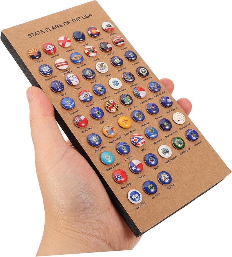 مجموعة لوحة الفلين لخريطة العالم من فيمون مع ٤٨ دبوس علم لتزيين المكتب والسفر - Image 2